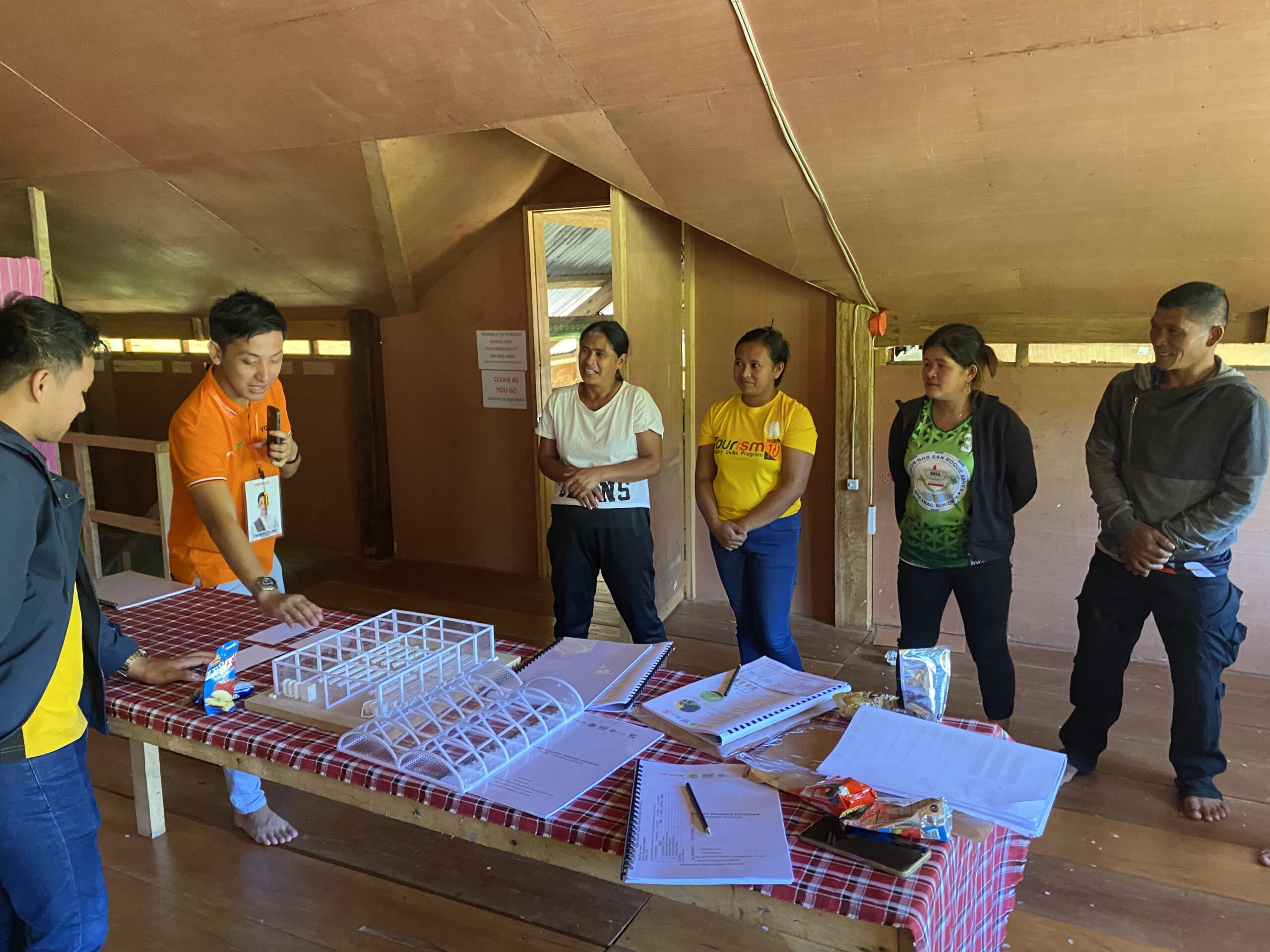 farmers listening to tobi