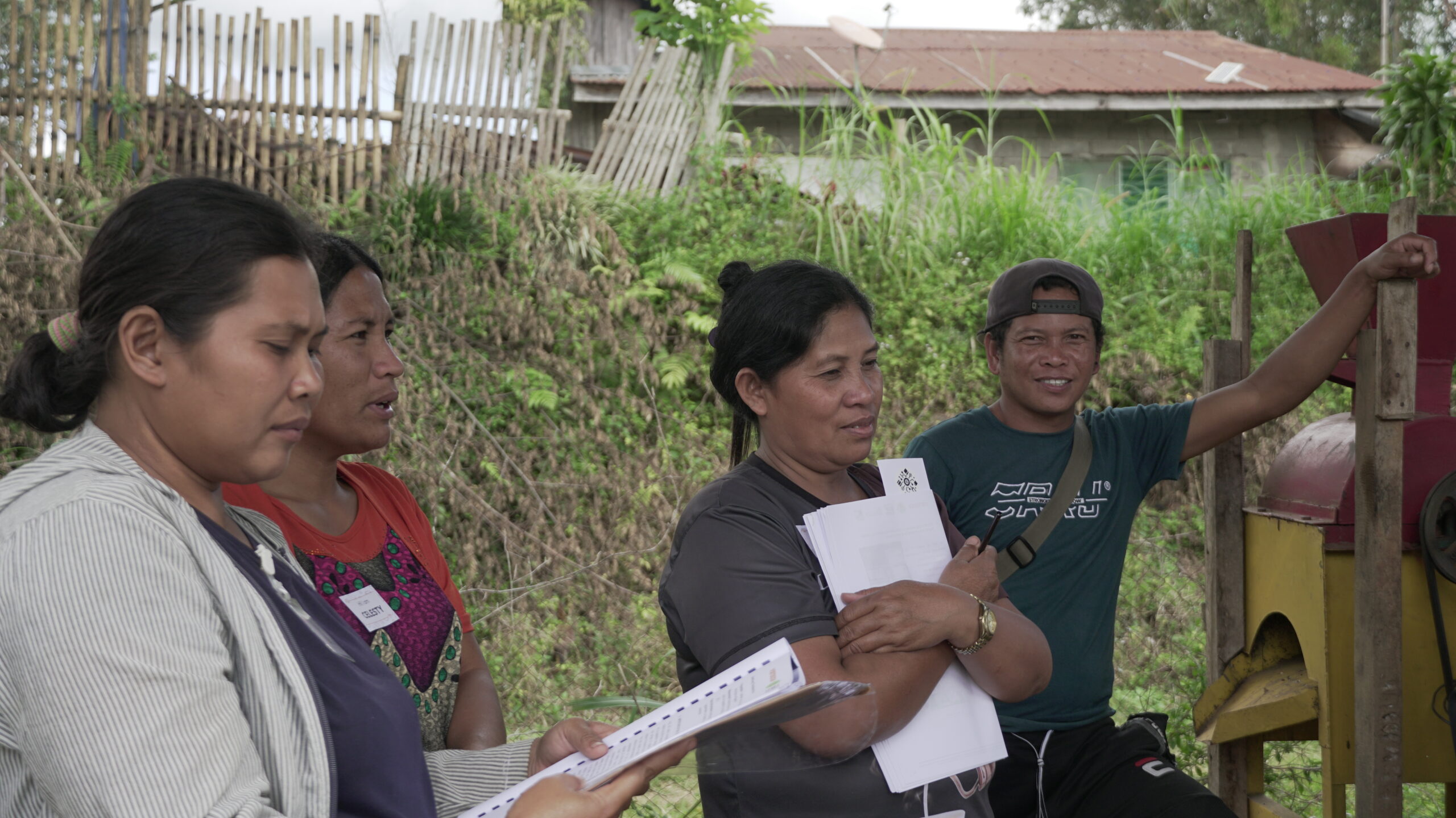 photo of farmers listening