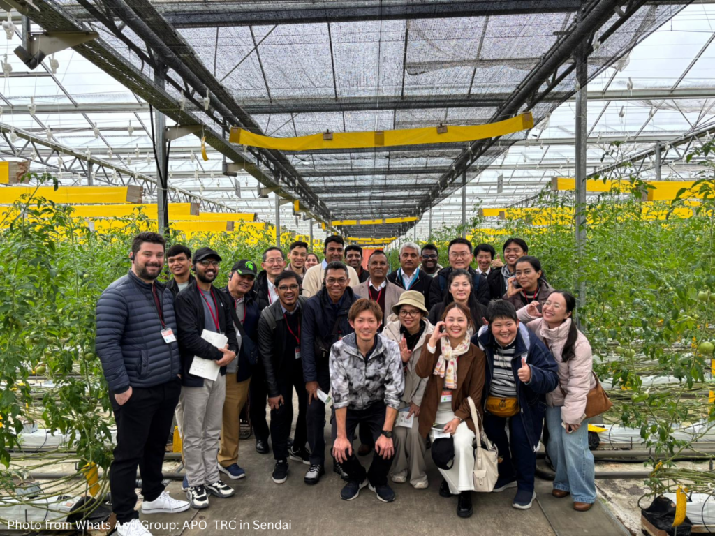 APO Group photo at Sunfresh Matsuhima-cho, MIyagi Prefecture